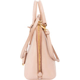 Prada Pink Saffiano Leather Small Promenade Handbag