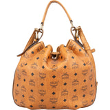 MCM Monogram Visetos Essential Drawstring Crossbody Handbag