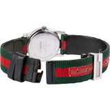 Gucci Silver Tone Web Stripe 5200L Woman Watch