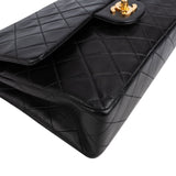 Chanel Quilted Lambskin 24K Gold Medium Double Flap Shoulder Bag