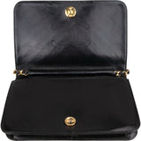 Chanel Chevron Lambskin 24K Gold Single Flap Crossbody Bag