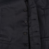 Prada Triangle Emblem Black Vest (IT48 / S)