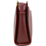 Cartier Bordeaux Leather Clutch - vintageandkickz