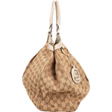Gucci Monogram GG Canvas Sukey Hobo Handbag