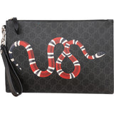 Gucci Monogram GG Supreme Canvas Kingsnake Clutch