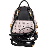 MCM Monogram Visetos Stark Side Studs Bebe Boo Mini Backpack