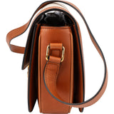 Celine Canvas & Calfskin Teen Triomphe Crossbody Bag