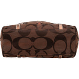 Coach Monogram Signature Jacquard Gallery Tote Shoulder Bag