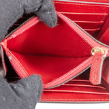 Cartier Bordeaux Leather Compact Wallet