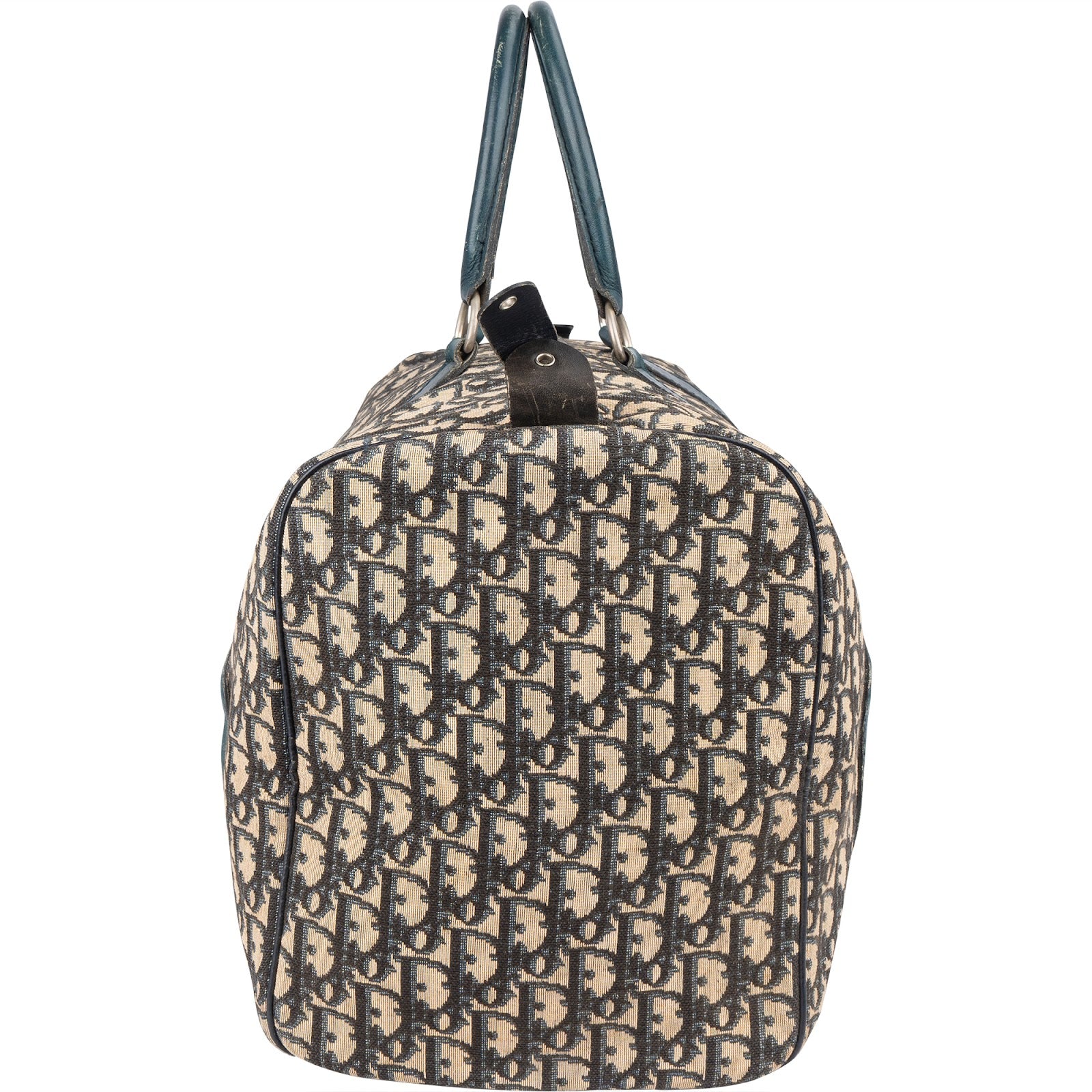 Christian Dior Monogram Trotter Monogram Boston 45 Travel Bag - vintageandkickz