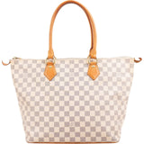 Louis Vuitton Monogram Damier Azur Saleya MM Shoulder Bag