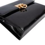 Salvatore Ferragamo Patent Leather Gancini Flap Crossbody Bag