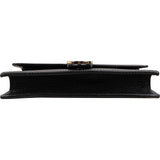 Gucci Grained Leather Interlocking GG Wallet on Chain Crossbody Bag