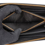 Prada Saffiano Leather Zip Around Wallet