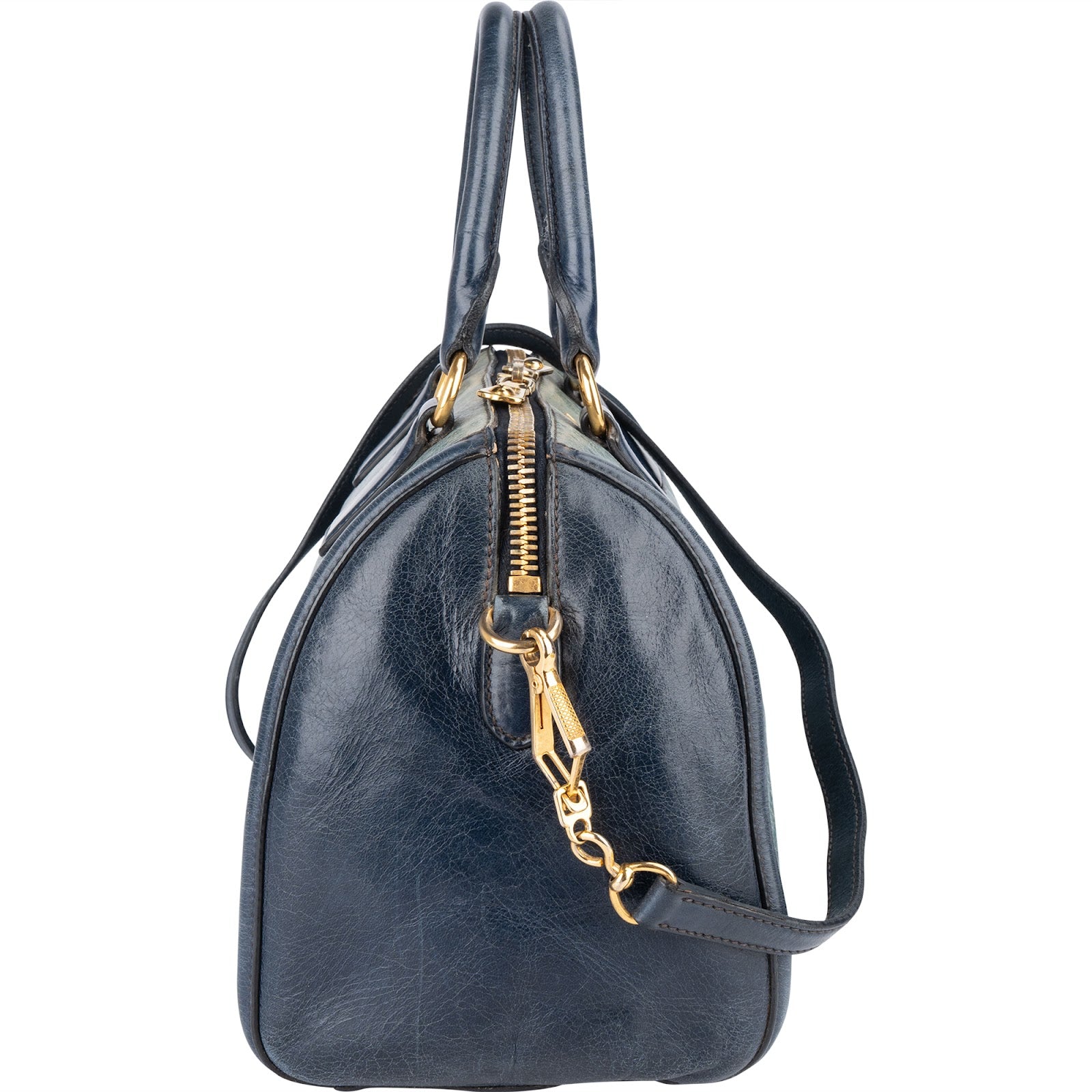 Miu Miu Vitello Lux Bicolor Bauletto Handbag - vintageandkickz