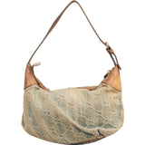 Gucci Monogram Denim GG Hobo Shoulder Bag