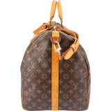 Louis Vuitton Monogram Canvas Keepall 60 Bandoulière Travel Bag