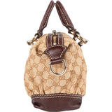 Gucci Monogram GG Boston Handbag