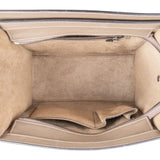 Céline Taupe Grained Calfskin Luggage Handbag