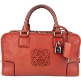 Loewe Red Leather Amazona Handbag