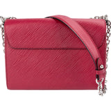 Louis Vuitton Pink Epi Leather Twist MM Crossbody Bag