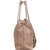 Gucci Granied Leather Soho Chain Tote Shoulder Bag