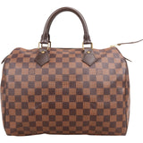 Louis Vuitton Monogram Damier Ebene Canvas Speedy 30 Handbag