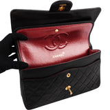 Chanel Quilted Lambskin 24K Gold Medium Double Flap Shoulder Bag