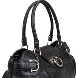 Salvatore Ferragamo Black Leather Marisa Handbag
