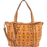 MCM Monogram Visetos Satchel Handbag