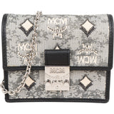 MCM Visetos Monogram Jacquard Patricia Micro Crossbody Bag