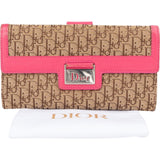 Christian Dior Trotter Monogram Canvas Pink Wallet