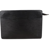 Louis Vuitton Noir Epi Leather Pochette Homme Clutch