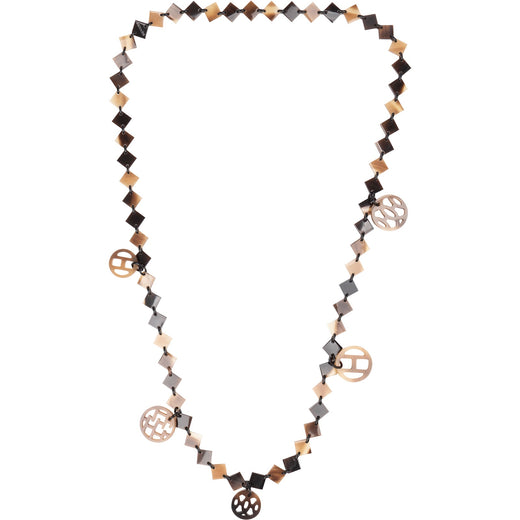 Hermès Buffalo Horn Vietnam Sautoir Necklace