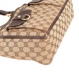 Gucci Monogram GG Canvas Abbey Double Pocket Tote Shoulder Bag