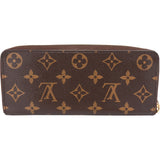 Louis Vuitton Monogram Canvas Long Zippy Clemence Wallet