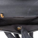 Chanel Quilted Patent Leather Top Handle Handbag