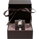 Gucci Silver Tone Leather 6800L Women Watch