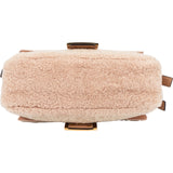 Fendi Shearling Multi Baguette Buckle Shoulder Bag