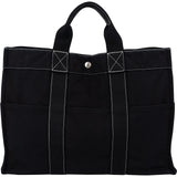 Hermès Classic Noir Canvas Fourre-Tout Tote Handbag