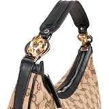 Gucci Monogram GG Canvas Interlocking G Hobo Shoulder Bag