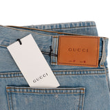 Gucci Light Blue Denim Embroidered Bee Women’s Jeans (38 / XL)
