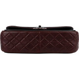Chanel Quilted Lambskin Bicolor Jumbo Single Flap Shoulder Bag