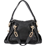 Chloé Limited Edition Leather & Suede Studded Paraty Shoulder Handbag