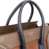 Céline Tricolor Leather Luggage Handbag