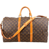 Louis Vuitton Monogram Canvas Keepall 50 Bandoulière Travel Bag