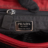 Prada Red Tessuto Handbag