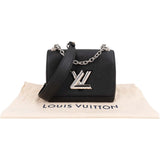 Louis Vuitton Noir Epi Leather Twist PM Crossbody Bag