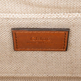 Chloé Brown Shine Calfskin Small Paraty Satchel Handbag