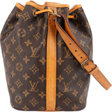 Louis Vuitton Monogram Canvas Sac Noé Petit Shoulder Bag